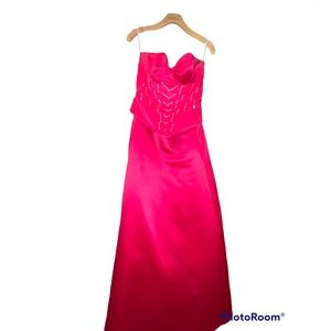 Jessica McClintock strapless dress size 8 homecoming prom evening